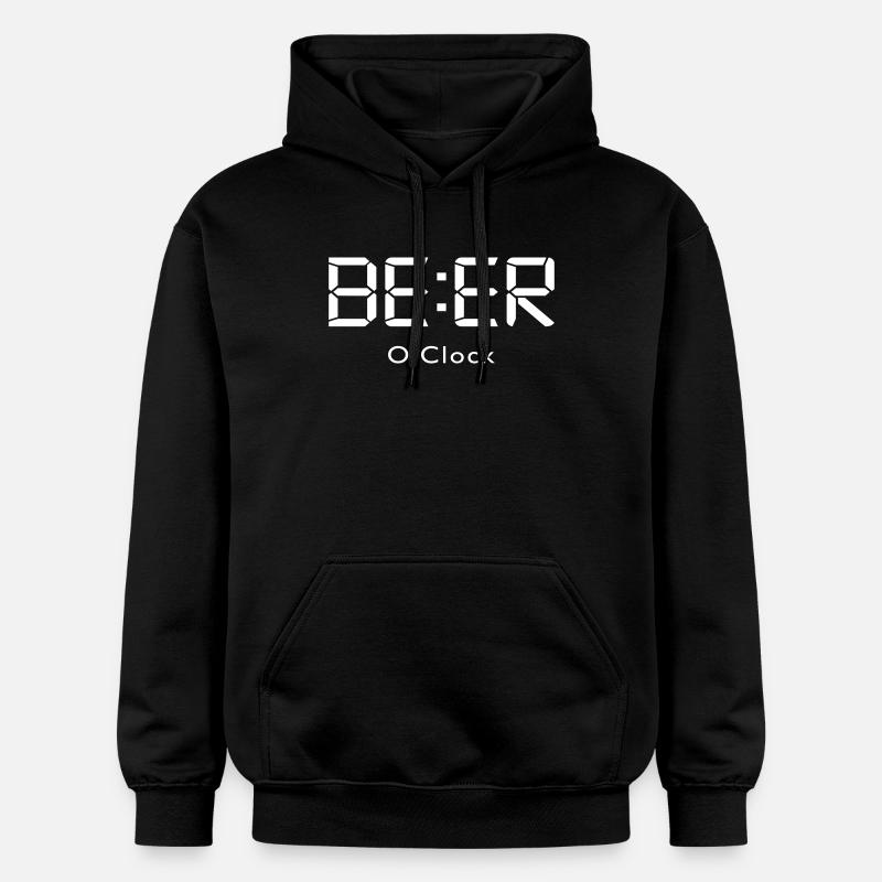 Beer o clock de l'alcool - Sweat à capuche Softstyle® Gildan Unisexe - noir