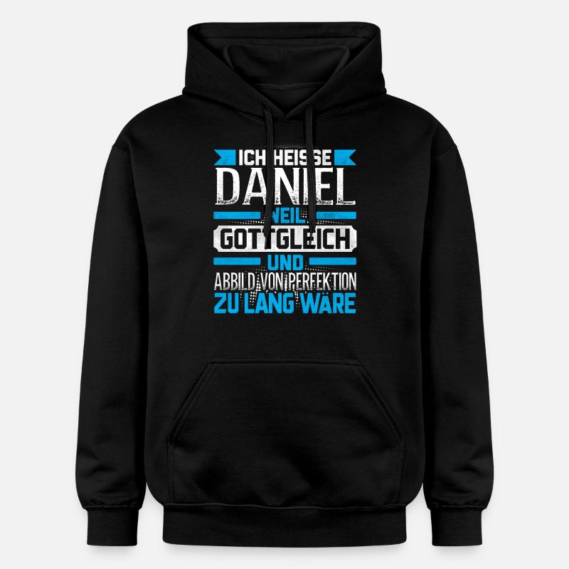 DANIEL - Gottgleich - Gildan Unisex Softstyle® Midweight Hoodie - Schwarz