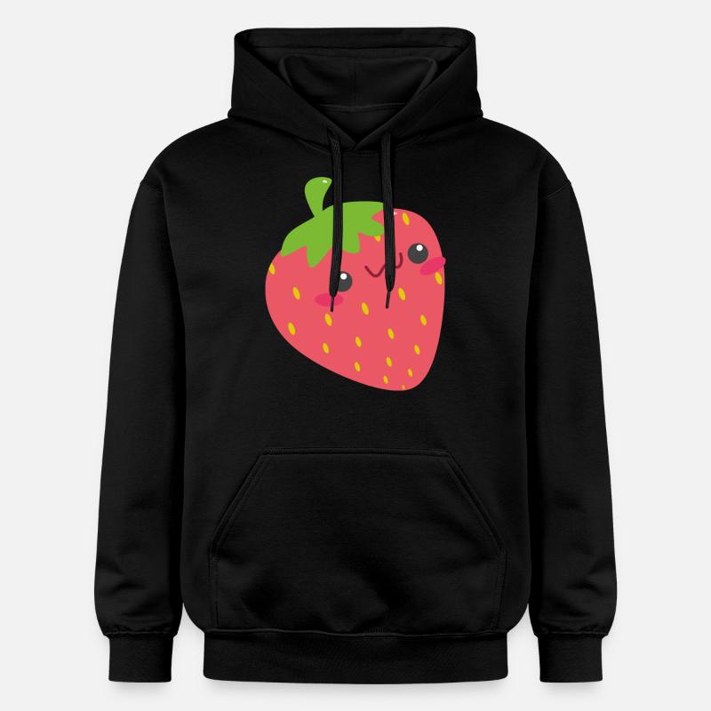 fraise - Sweat à capuche Softstyle® Gildan Unisexe - noir