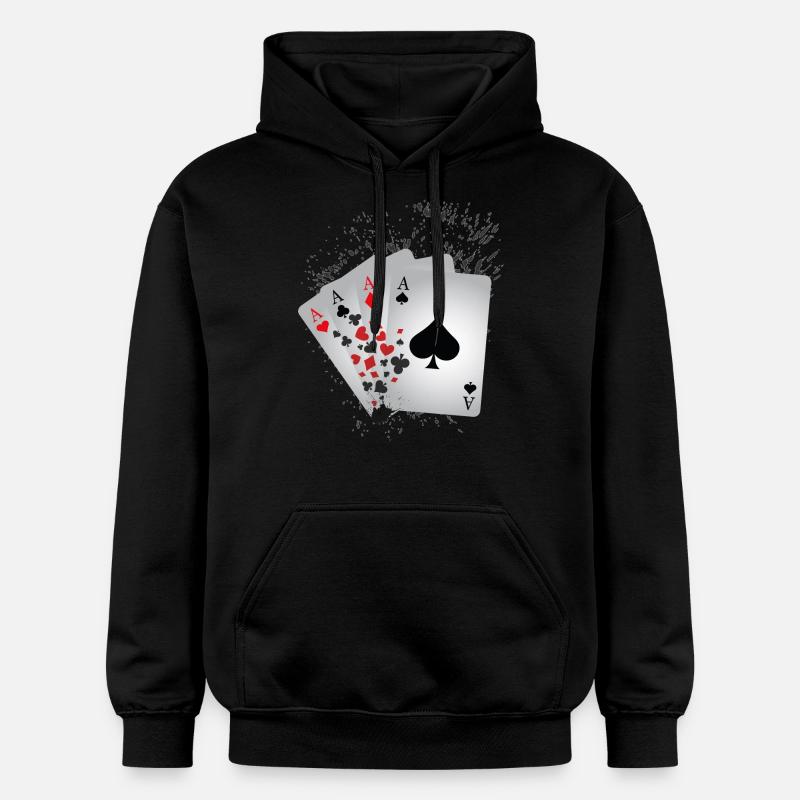 4 Aces - Sweat à capuche Softstyle® Gildan Unisexe - noir