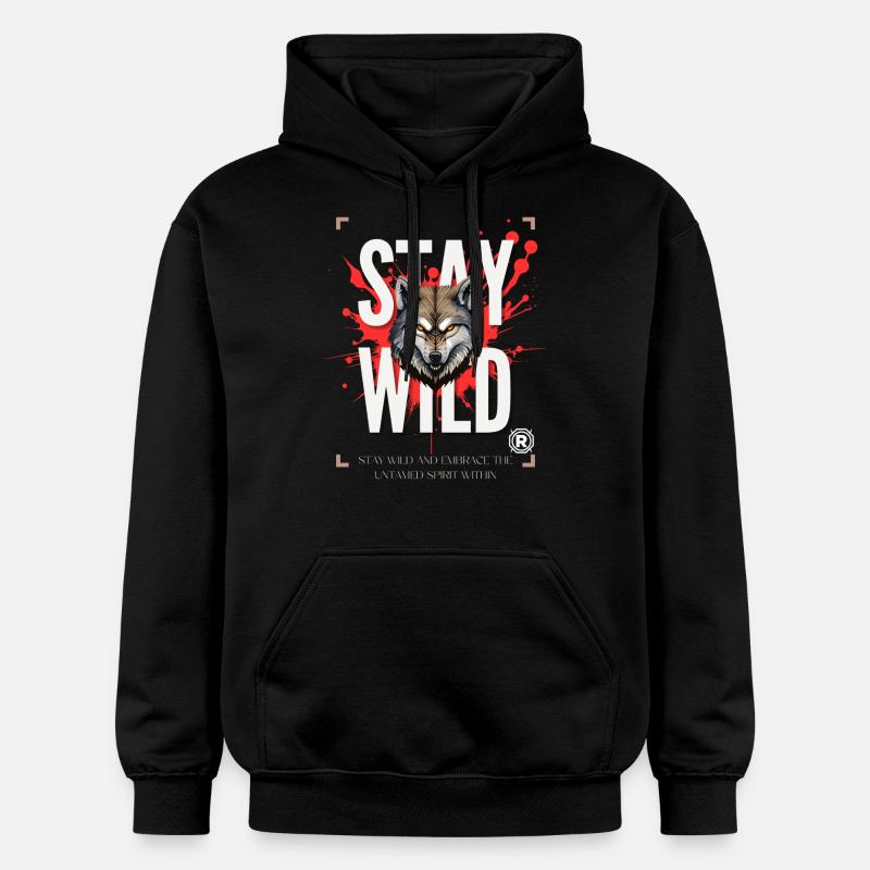 Restez motivé - Sweat à capuche Softstyle® Gildan Unisexe - noir