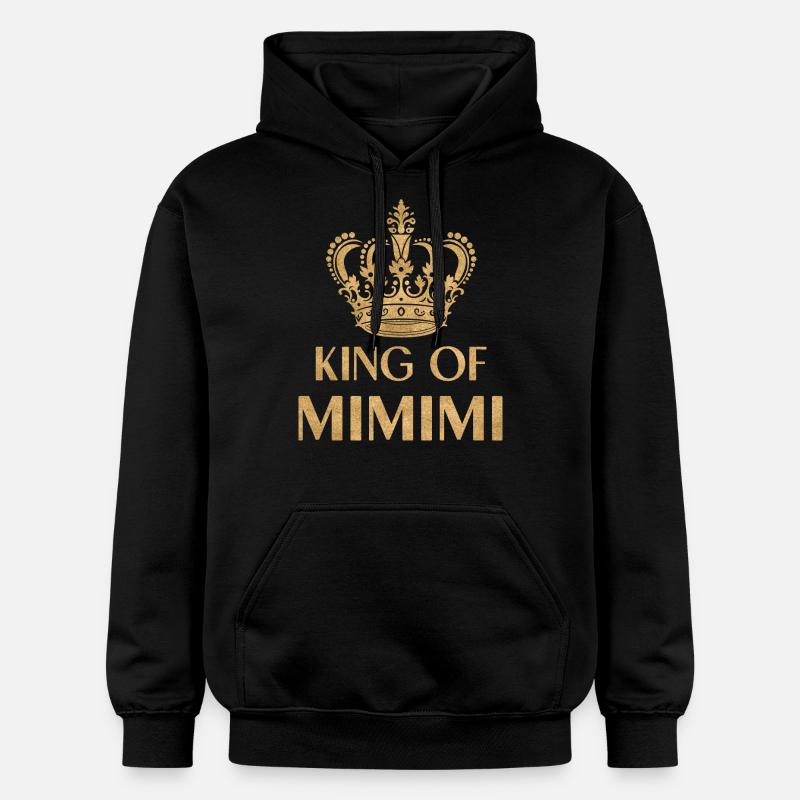 Roi de mimimi - Sweat à capuche Softstyle® Gildan Unisexe - noir