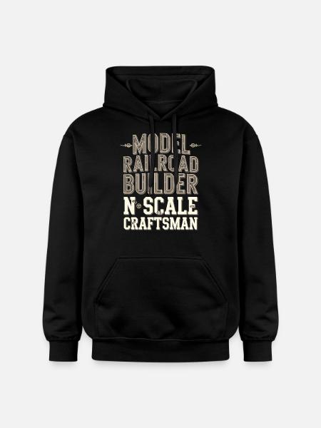 Precision in model making - Gildan Unisex Softstyle® Midweight Hoodie - black