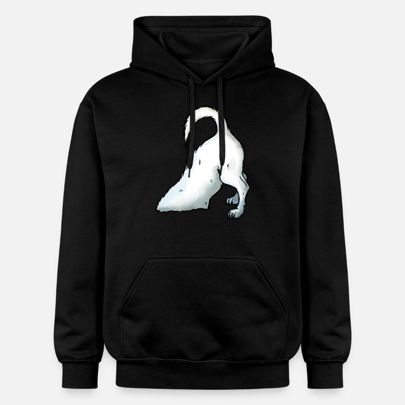 Jack Russell creuse - Sweat à capuche Softstyle® Gildan Unisexe - noir