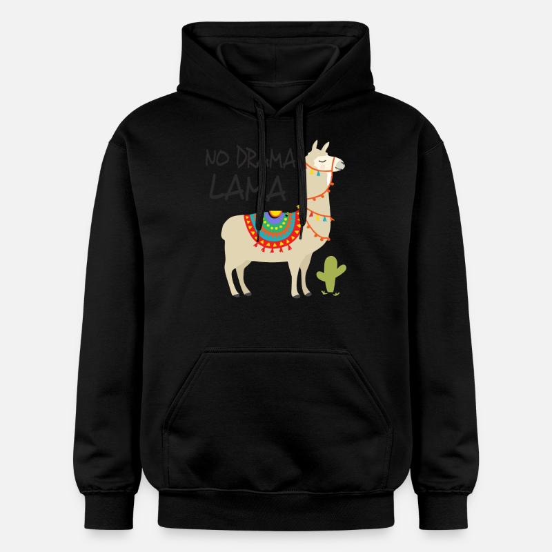 Drame lama 1 - Sweat à capuche Softstyle® Gildan Unisexe - noir