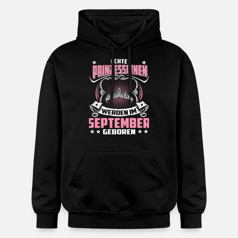 Septembre - anniversaire - princesse 3 - Sweat à capuche Softstyle® Gildan Unisexe - noir