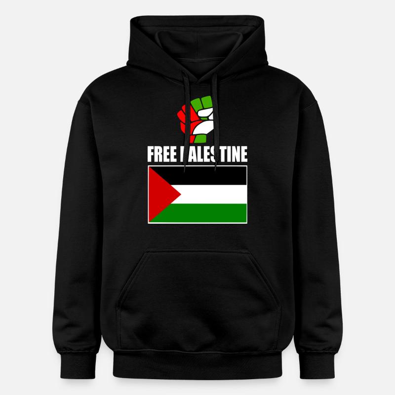 Free palestine - Sweat à capuche Softstyle® Gildan Unisexe - noir