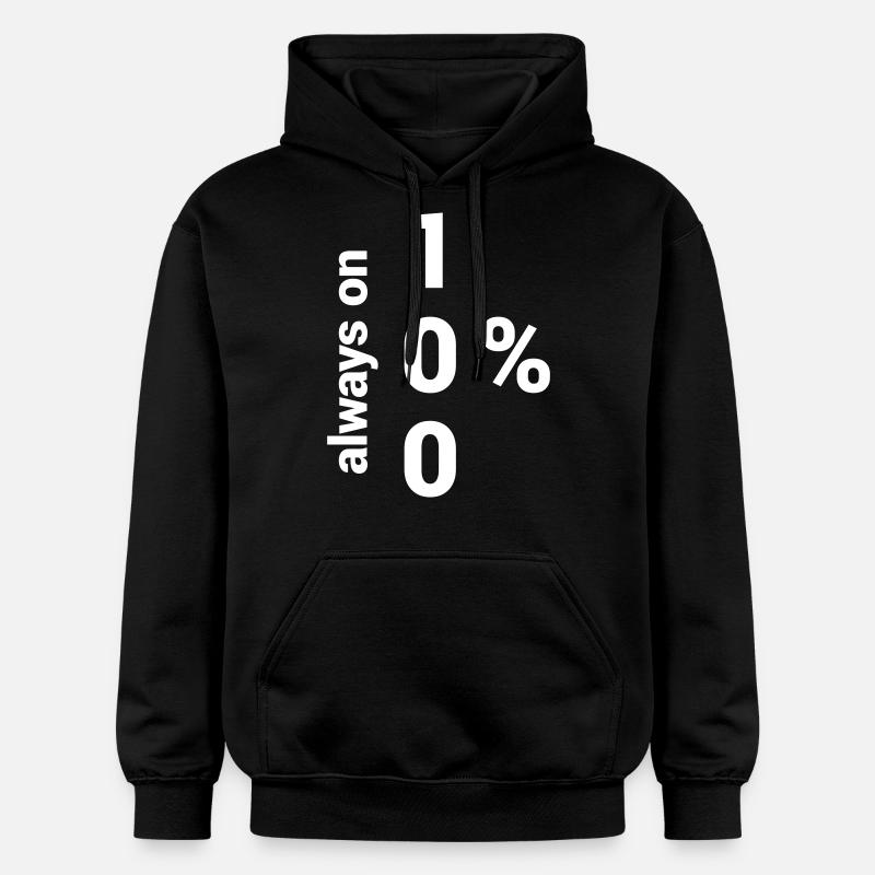 Zéro ou héros - Sweat à capuche Softstyle® Gildan Unisexe - noir