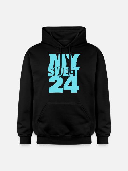 Sweet 24 - Gildan Unisex Softstyle® Midweight Hoodie - Schwarz