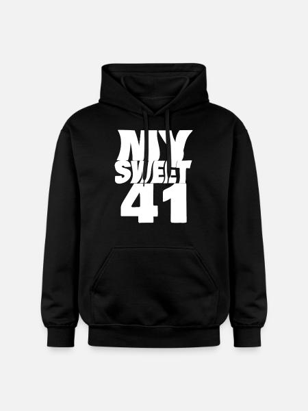 Birthday 41 - Gildan Unisex Softstyle® Midweight Hoodie - black