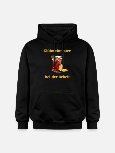 Gluehweintester - Gildan Unisex Softstyle® Midweight Hoodie - Schwarz