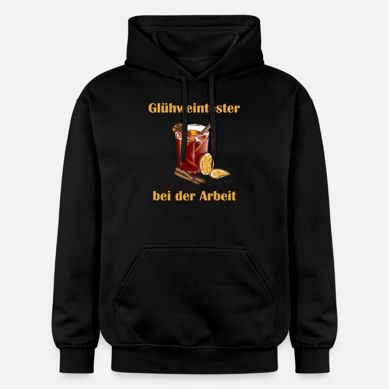 Gluehweintester - Gildan Unisex Softstyle® Midweight Hoodie - Schwarz