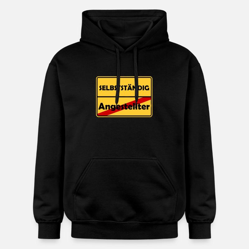 Glückwunsch zur Selbstständigkeit! - Gildan Unisex Softstyle® Midweight Hoodie - Schwarz