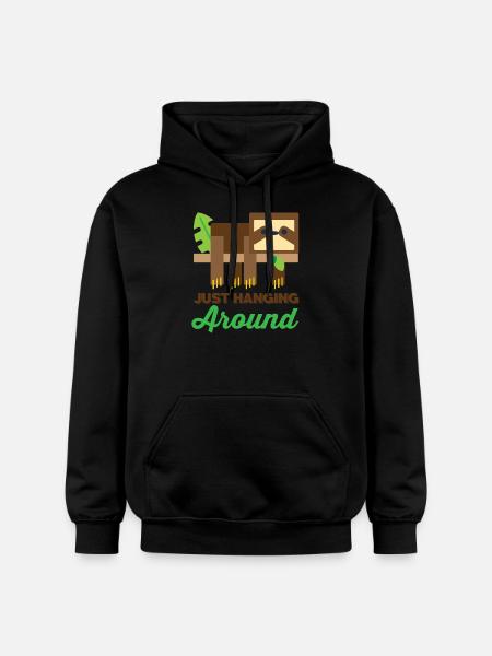 Katze süss - Gildan Unisex Softstyle® Midweight Hoodie - Schwarz