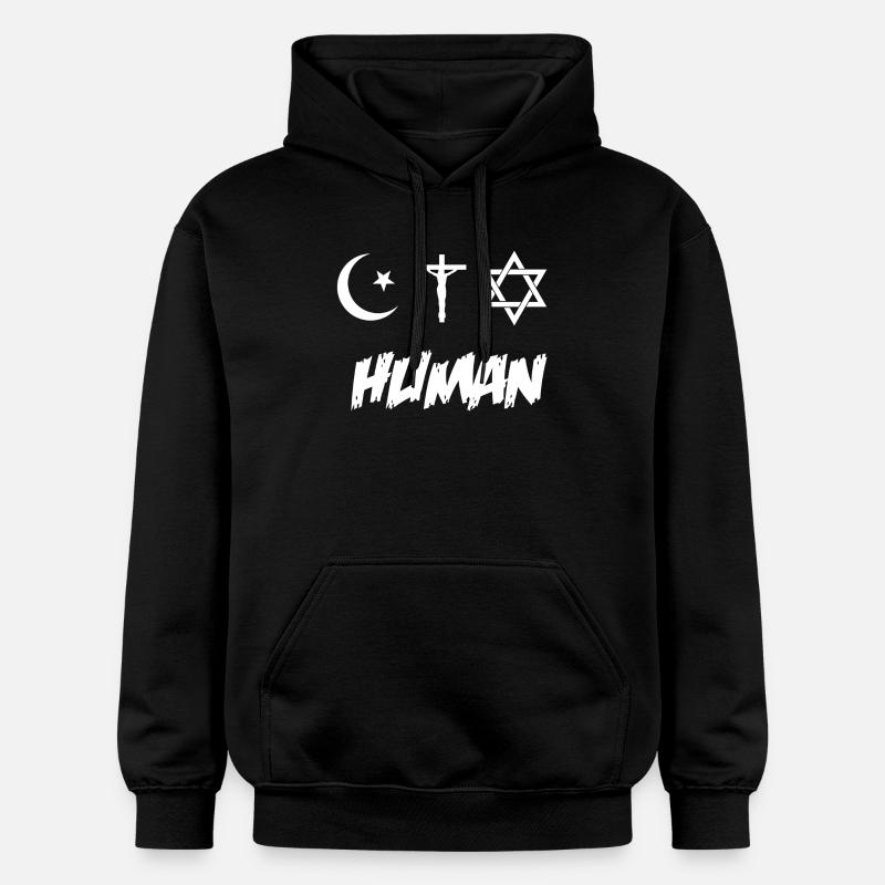 Humanité - Religion - Sweat à capuche Softstyle® Gildan Unisexe - noir