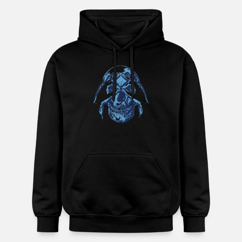 Crâne - Coucou - Cadeau - Sweat à capuche Softstyle® Gildan Unisexe - noir