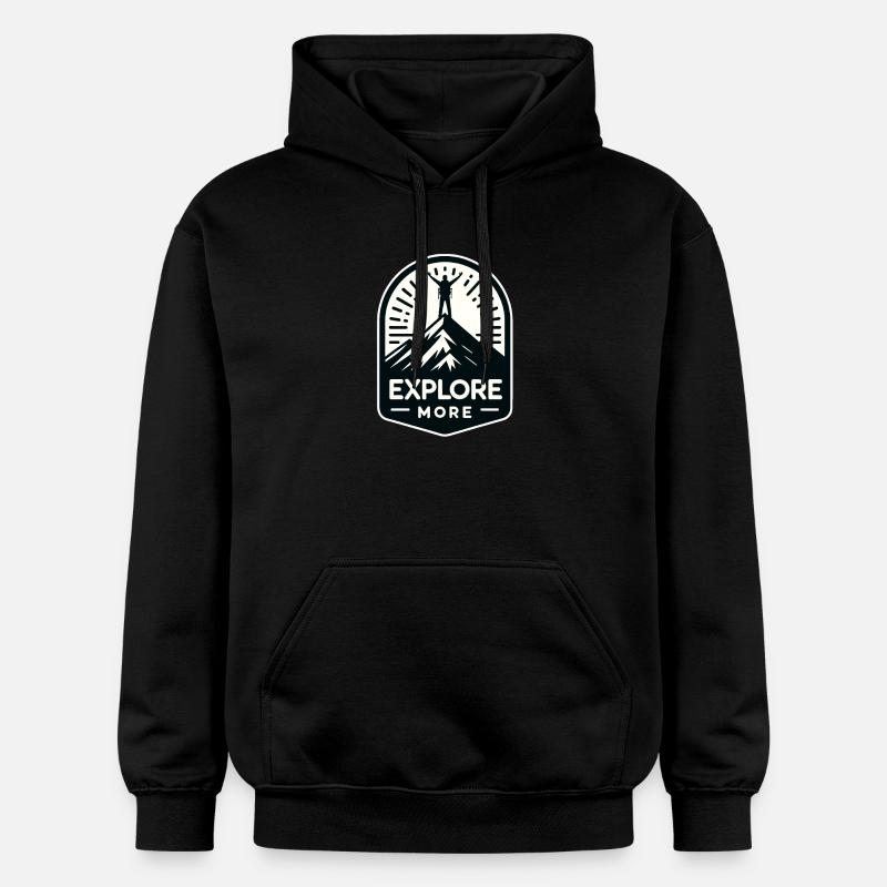 En savoir plus - Wanderer - Sweat à capuche Softstyle® Gildan Unisexe - noir