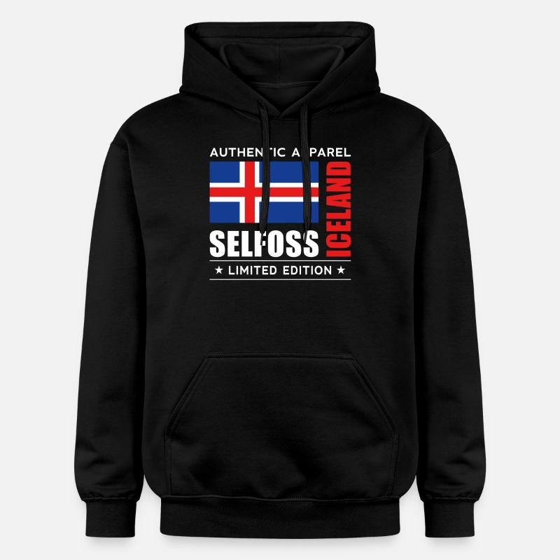 Selfoss - Sweat à capuche Softstyle® Gildan Unisexe - noir
