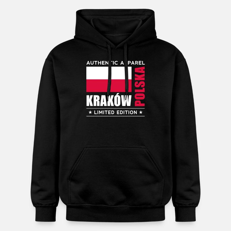 Polska - Sweat à capuche Softstyle® Gildan Unisexe - noir