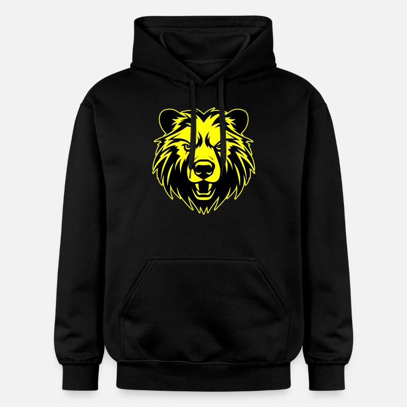Tête d’ours - Sweat à capuche Softstyle® Gildan Unisexe - noir