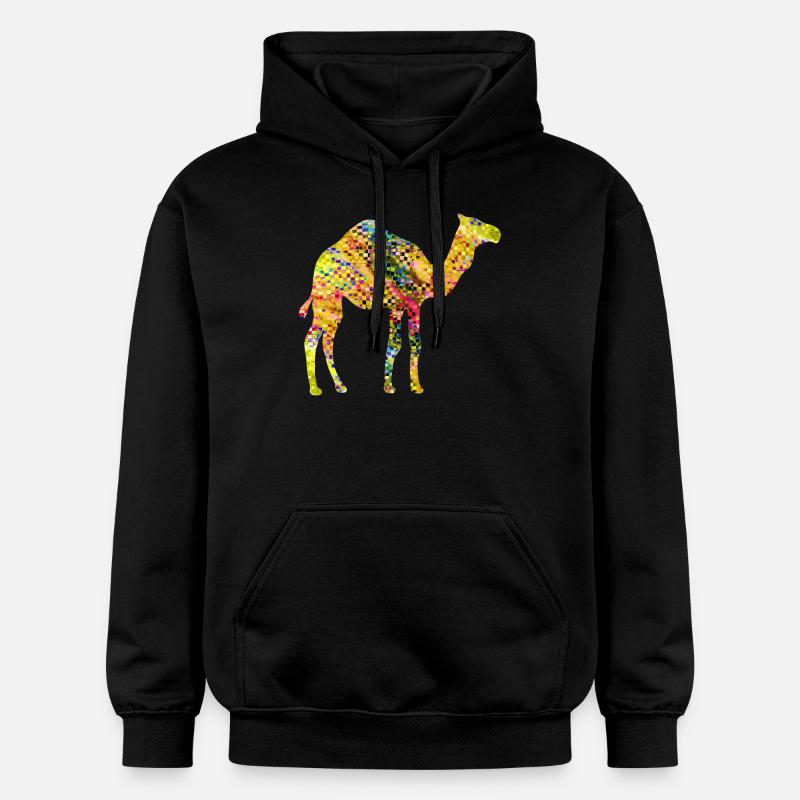 Chameau - Sweat à capuche Softstyle® Gildan Unisexe - noir
