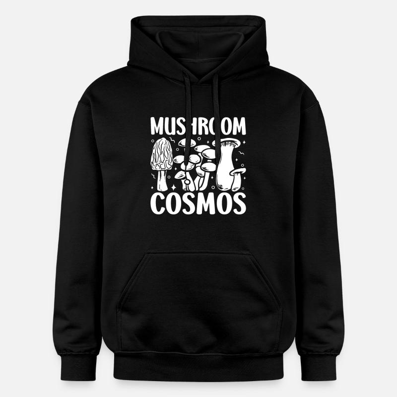 Morille Champignon Cosmos - Sweat à capuche Softstyle® Gildan Unisexe - noir