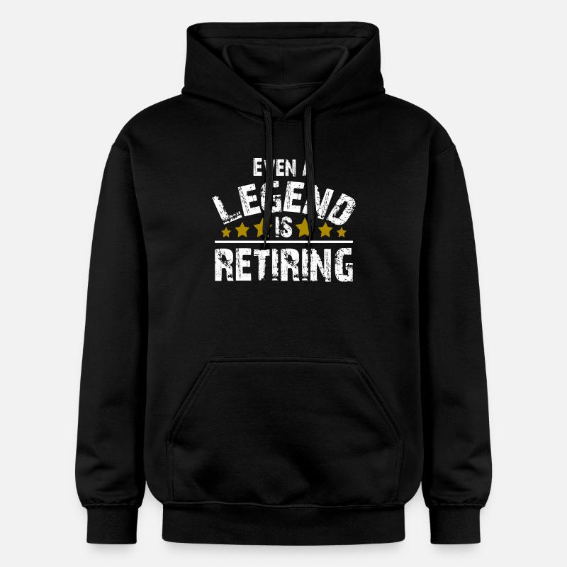 Légende Pension Pension Pension Cadeau - Sweat à capuche Softstyle® Gildan Unisexe - noir