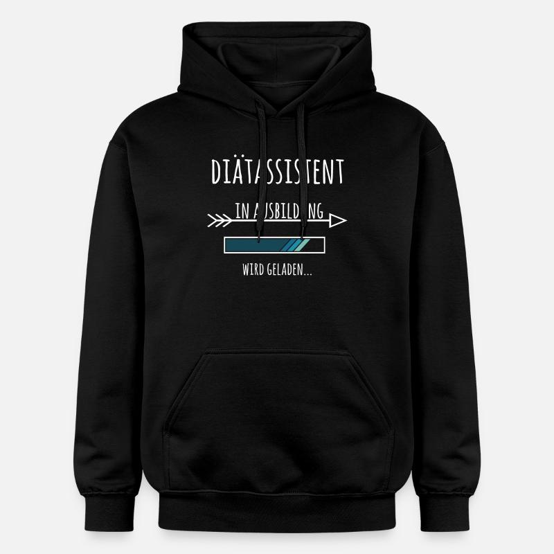 Ausbildung Diätassistent Beruf - Gildan Unisex Softstyle® Midweight Hoodie - Schwarz