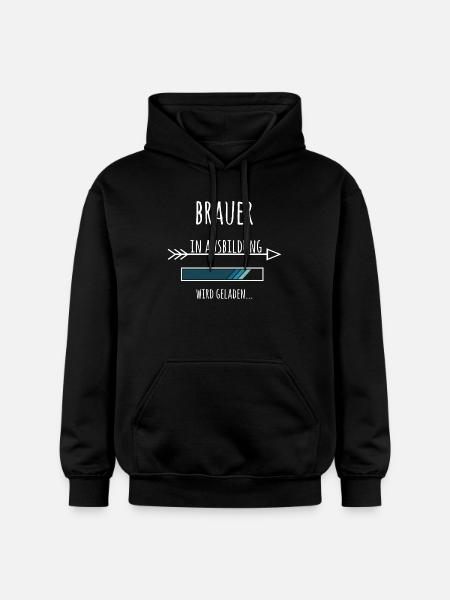 Brauer Ausbildung Bier Beruf Geschenk - Gildan Unisex Softstyle® Midweight Hoodie - Schwarz