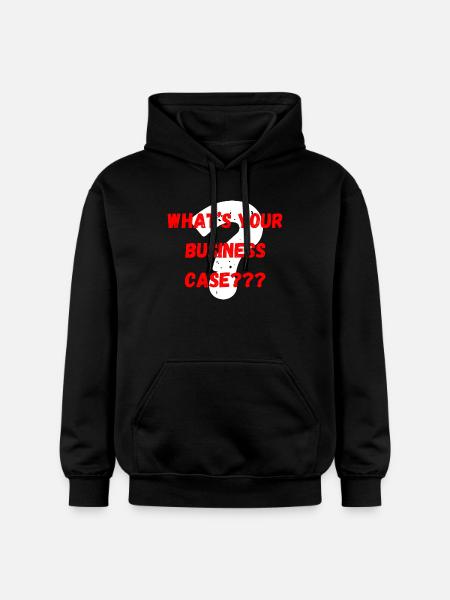 What´s your Business Case - Gildan Unisex Softstyle® Midweight Hoodie - Schwarz