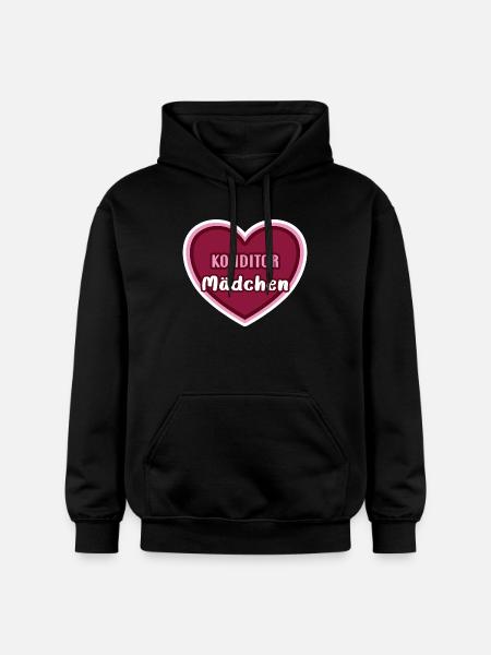 Confectioner Girl Child Confectioner Apprentice Baker - Gildan Unisex Softstyle® Midweight Hoodie - black