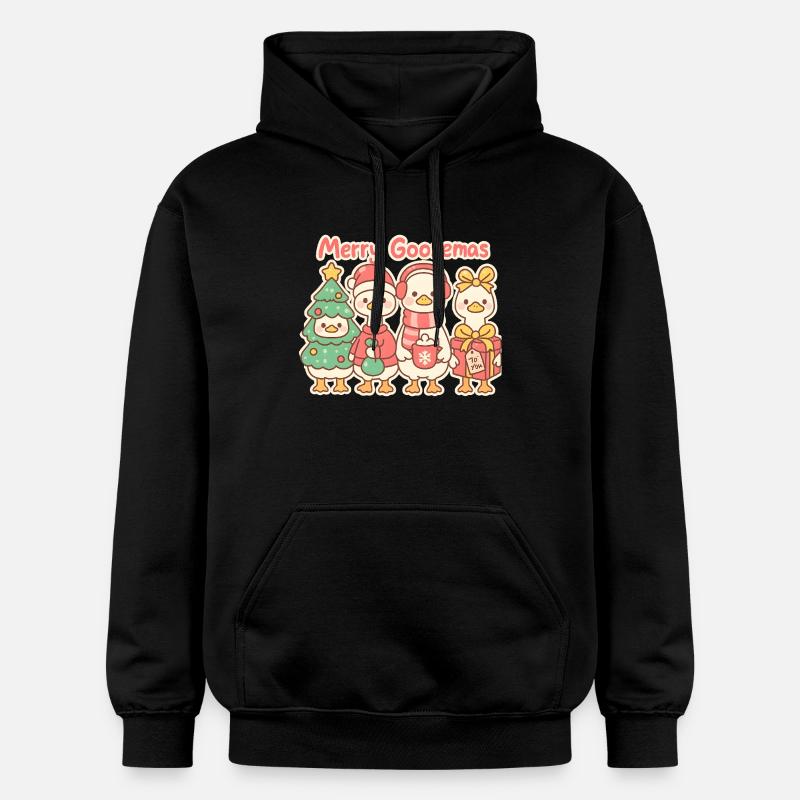 Trio de joyeux maquereaux, Canetons - Sweat à capuche Softstyle® Gildan Unisexe - noir