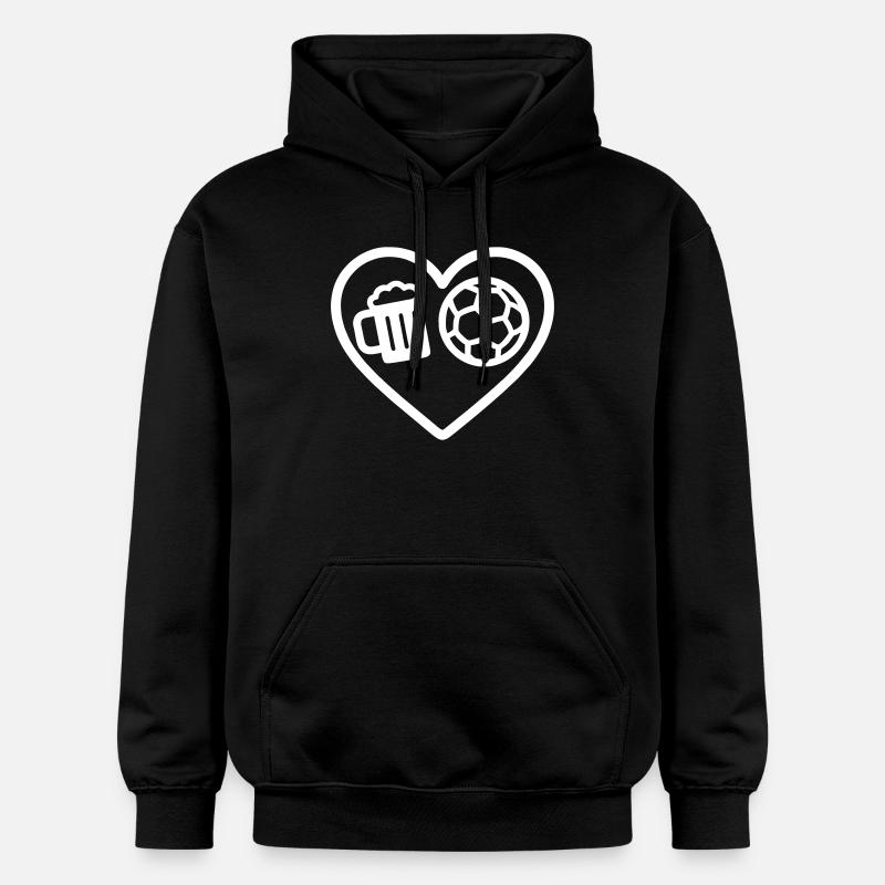 Bière de handball Heart - Sweat à capuche Softstyle® Gildan Unisexe - noir