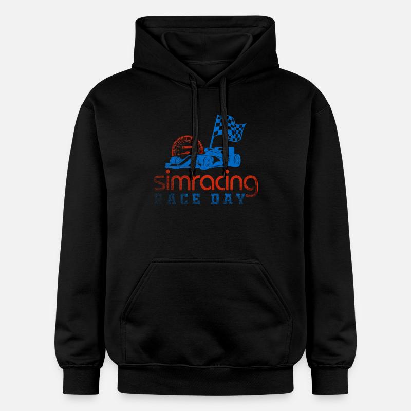 Journée de course de simulation - Sweat à capuche Softstyle® Gildan Unisexe - noir