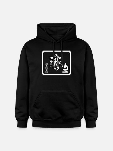  Labor Monitor Pixel Wissenschaft - Gildan Unisex Softstyle® Midweight Hoodie - Schwarz