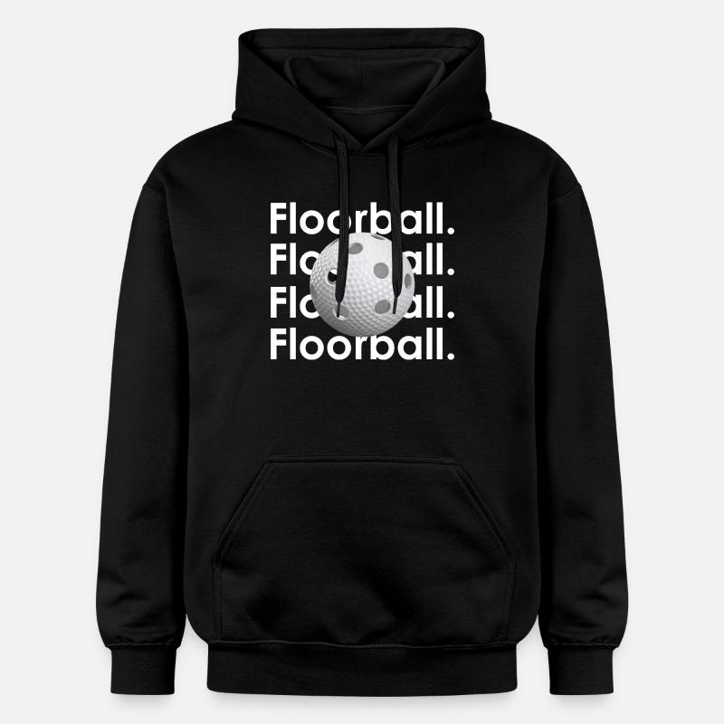 Floorball Graphic - Sweat à capuche Softstyle® Gildan Unisexe - noir