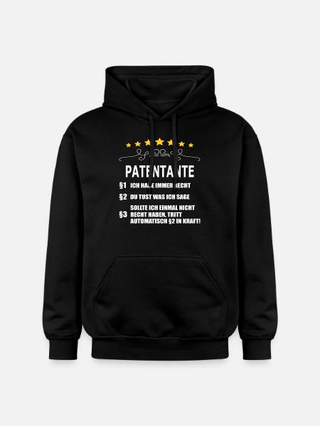 PATENTANTE - Gildan Unisex Softstyle® Midweight Hoodie - Schwarz