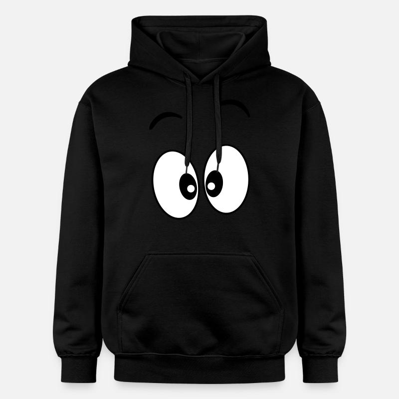 Yeux _ Idée cadeau - Sweat à capuche Softstyle® Gildan Unisexe - noir