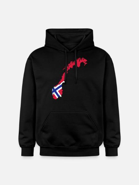 Norway - Gildan Unisex Softstyle® Midweight Hoodie - black
