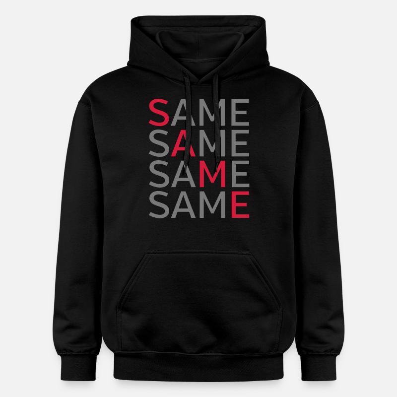 Same Same Same Same - Gildan Unisex Softstyle® Midweight Hoodie - black
