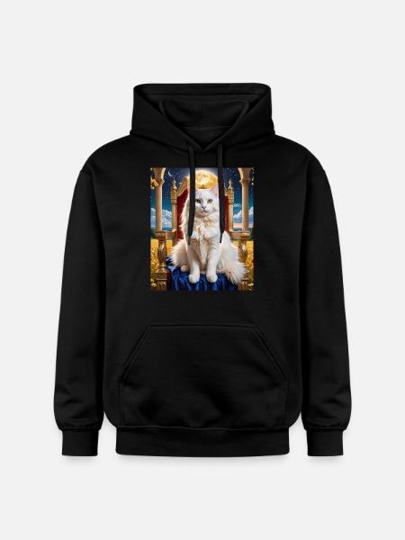 Chat - Sweat à capuche Softstyle® Gildan Unisexe - noir