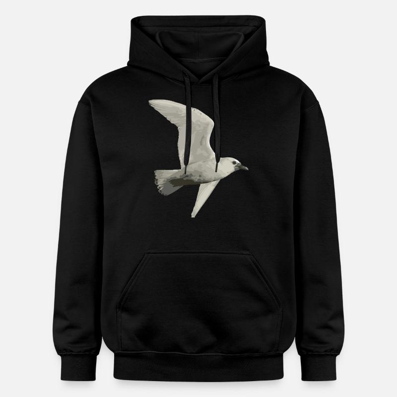 Oiseau - Sweat à capuche Softstyle® Gildan Unisexe - noir