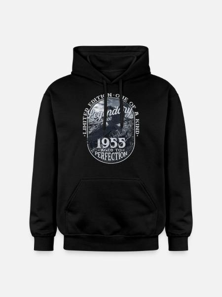 Legendary since 1955 - Gildan Unisex Softstyle® Midweight Hoodie - black