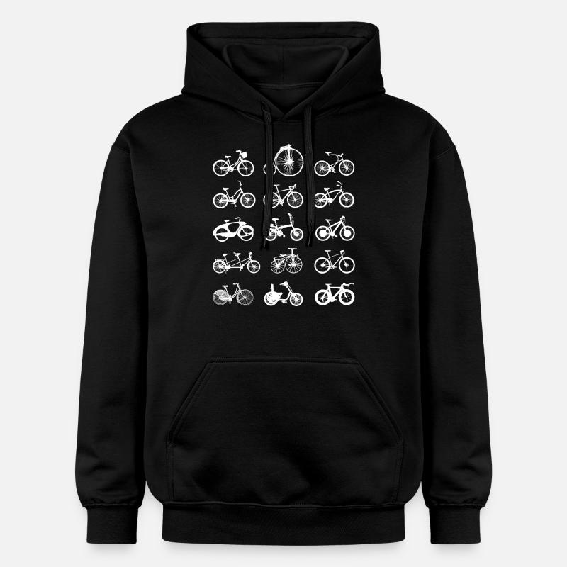 Fahrrad rad räder radl - Gildan Unisex Softstyle® Midweight Hoodie - Schwarz