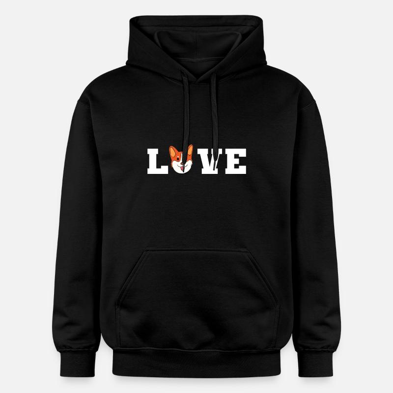 Corgi - Sweat à capuche Softstyle® Gildan Unisexe - noir