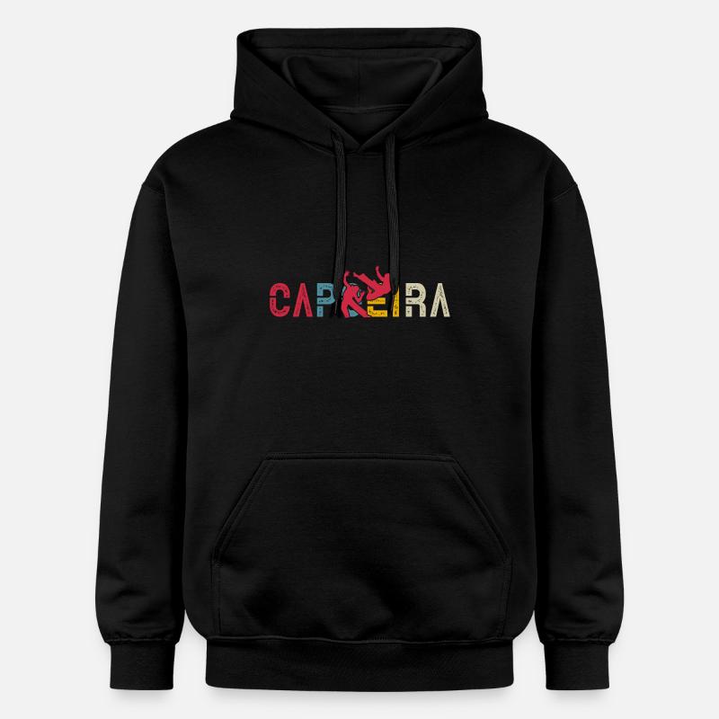 Capoeira - Sweat à capuche Softstyle® Gildan Unisexe - noir