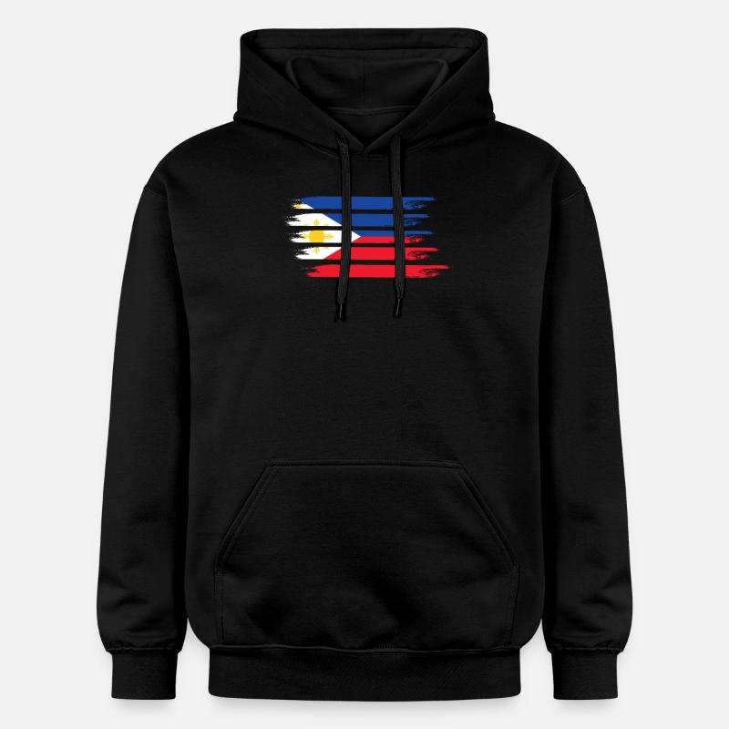 Drapeau des Philippines - Sweat à capuche Softstyle® Gildan Unisexe - noir