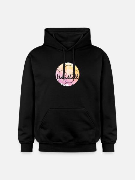 Handball is everything - Gildan Unisex Softstyle® Midweight Hoodie - black