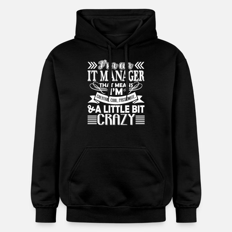 IT Manager Creative IT Manager - Sweat à capuche Softstyle® Gildan Unisexe - noir