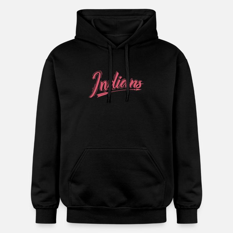 Les Indiens avec flèche Indians - Sweat à capuche Softstyle® Gildan Unisexe - noir